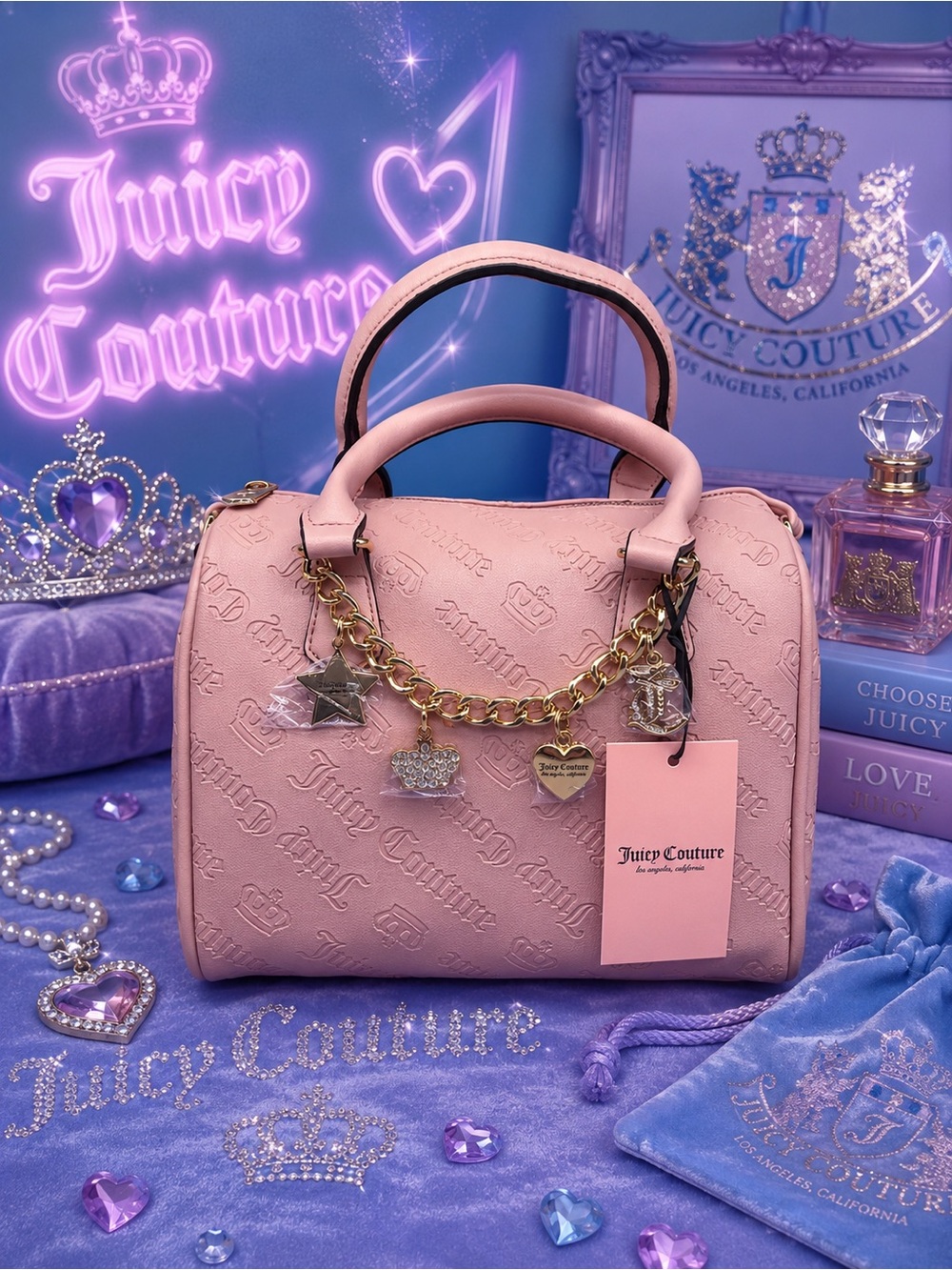 Juicy couture not your babe satchel purse